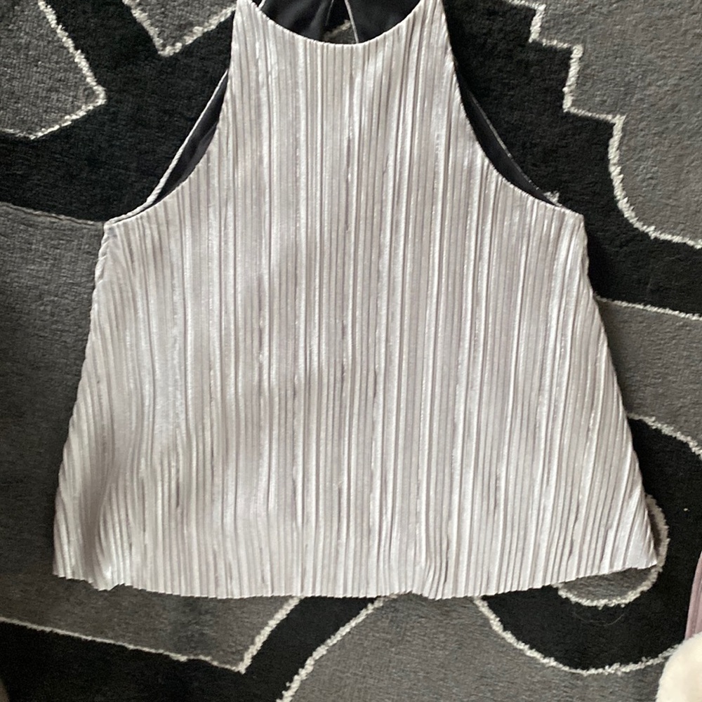 Plush stretch velvet trapeze halter NWT from Urban Outfitters